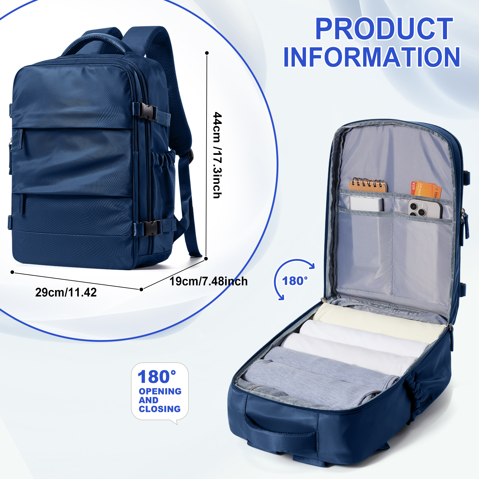 Travel Backpack for Women, Carry On Backpack,TSA Laptop Backpack Flight Approved, College Nurse Bag Casual Daypack for Weekender: 12 inches / NUDE