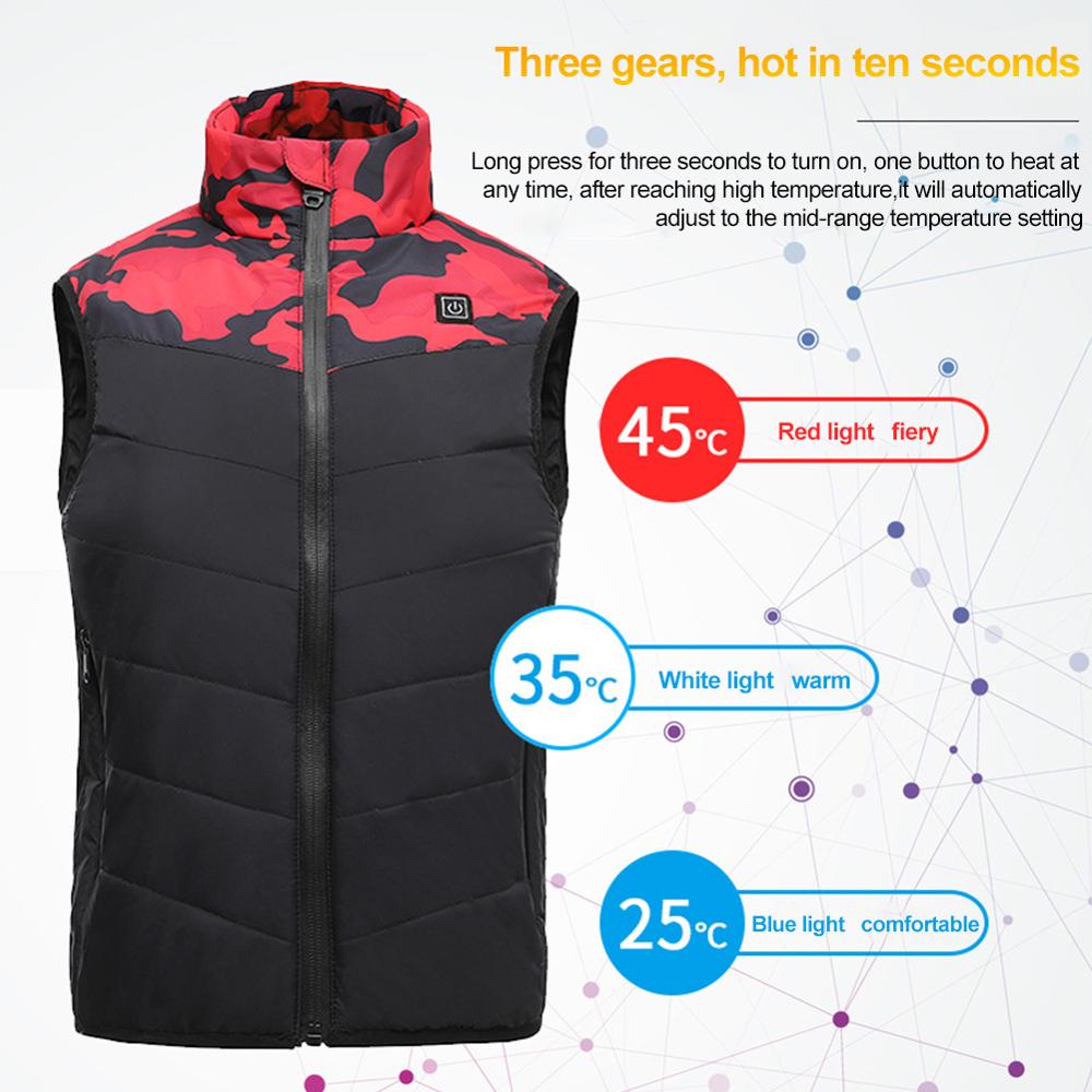 Winter Kinder USB Elektrische Heizung Jacke Warme Kleidung Jacke Für Skifahren Winter Wärme Jacke Xiaomi Mantel Heizung Für kind