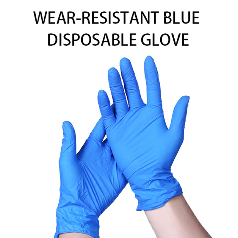 Nitrile Gloves Latex Dispossable Gloves Ultra-thin Non-toxic Disposable Gloves Lightweight Portable Disposable