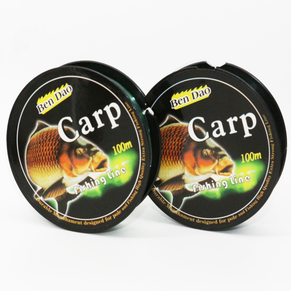 Ligne de pêche en nylon Super forte, matériau japonais, Monofilament 12-65lb, ligne de pêche de carpe d'eau salée, 100M