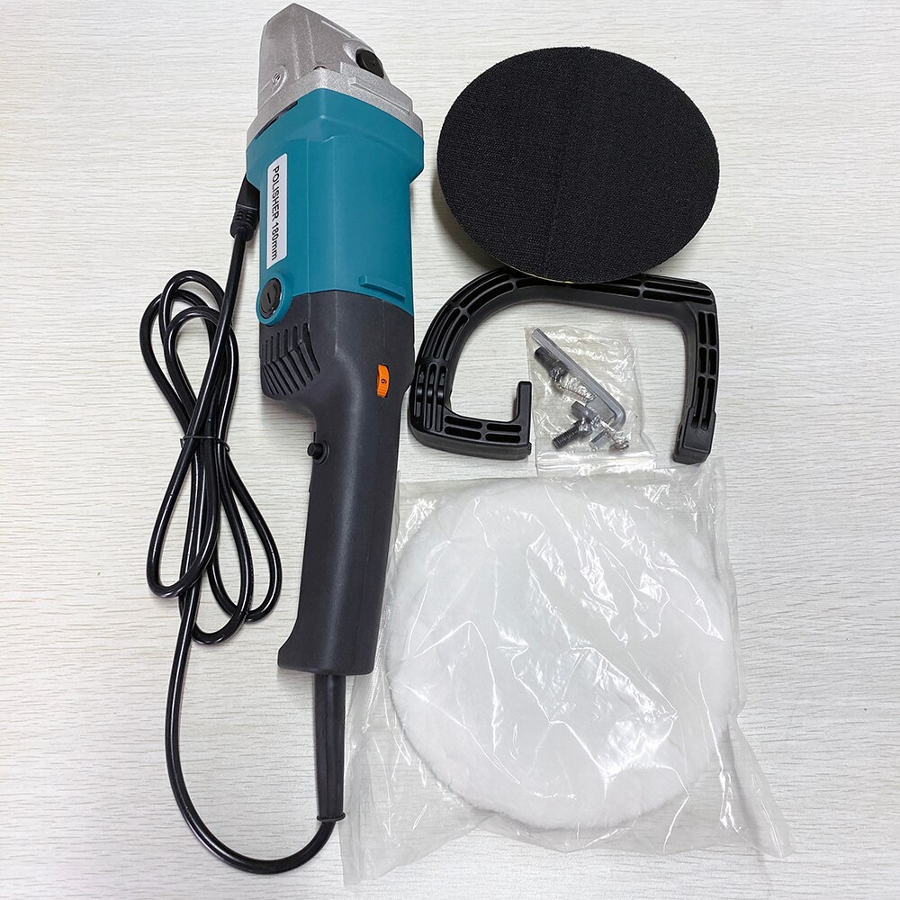 Dual Action Polishing Machine Car Wax Polisher Electric 220V 50/60Hz Input Power 1200W Electric Polishing Pad