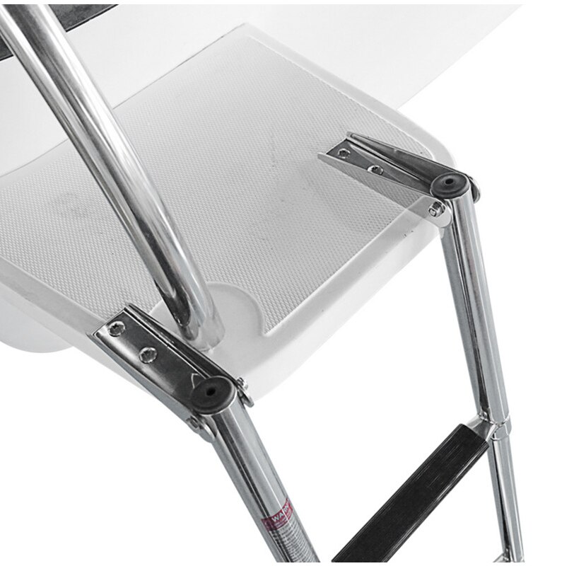 Marine 2 step Telescopic Boat Ladder Stainless Steel Boat Accessories Fit for marine Deck Outboard Swim platform