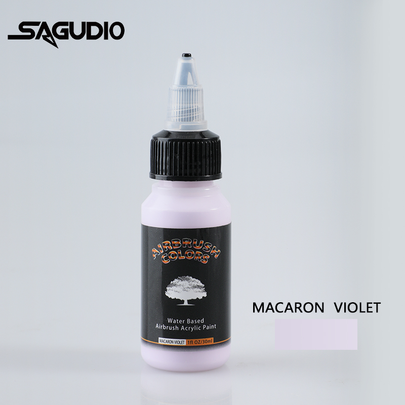 SAGUD Airbrush Paint Ready to Spray Water-Based 24 Matte Colors 30ml Premium Acrylic Paint for Beginners Hobbyist and Artists: Dark Khaki