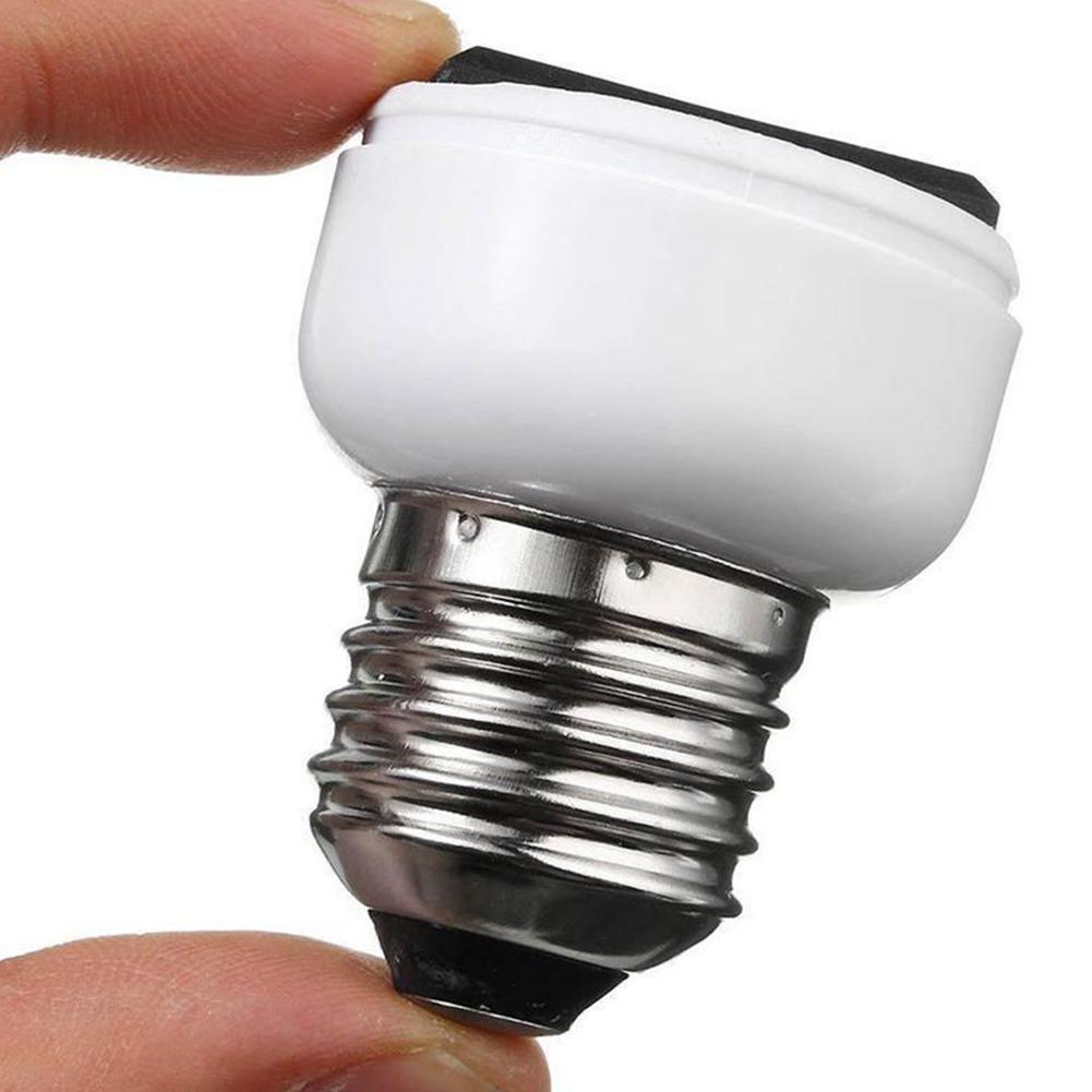 Enchufe de bombilla de tornillo E27, portalámparas, soporte de iluminación, Enchufes hembra, fuente de alimentación, adaptador de conversión para EE. UU. O UE, 1 piezas
