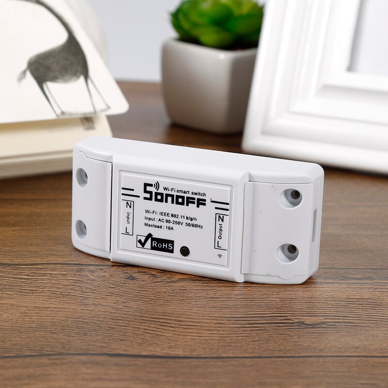 Sonoff Basic Wifi Switch DIY Wireless Remote Light Timer Smart Home Automation Relay Module Shell Controller Automation Modules