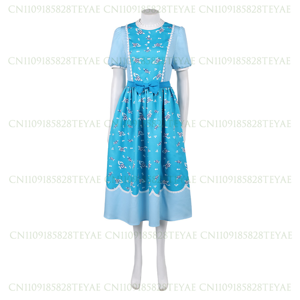 Fantasia de Cosplay Holly Wheeler para Adultos, Vestido de Fantasia com Capa para Mulheres, Roupa de Roleplay para Disfarce de Halloween e Carnaval