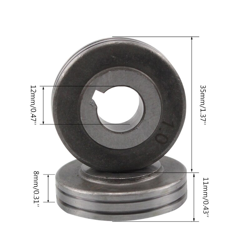 Durable Wire Feeding and Pressing Guide Wheel Welding Wire Feeder Rolls Used for Welding Wire Feeding Machine Portable