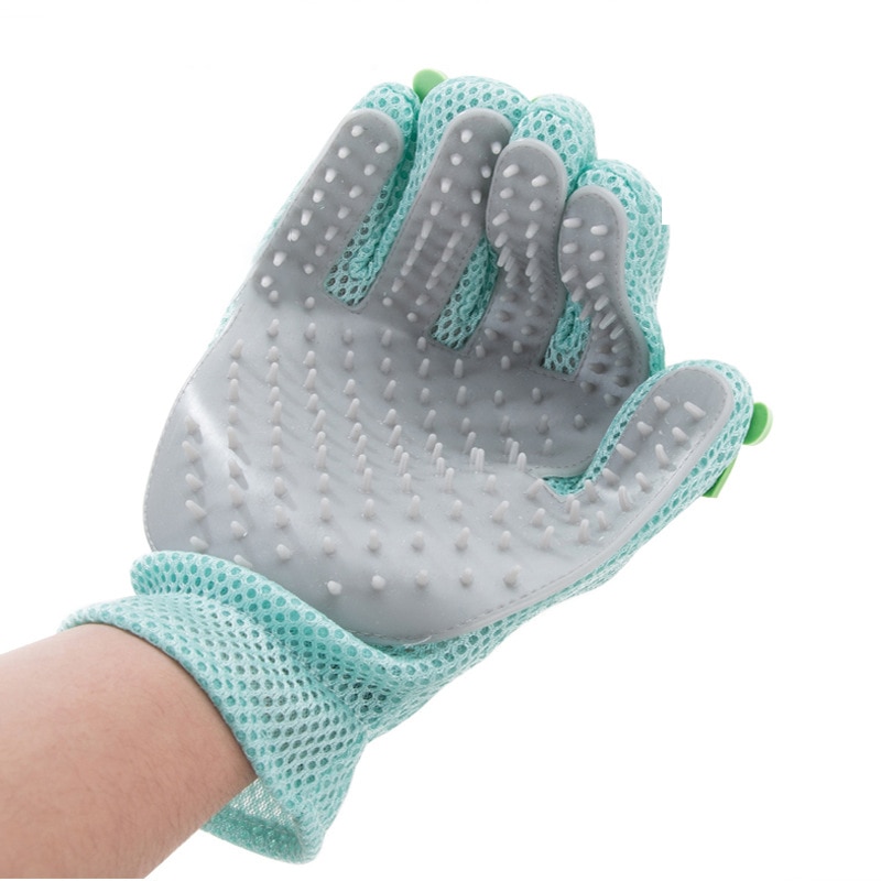 Haustier Handschuh Katze Pflege Handschuh Katze Haar Entferner Bürste Handschuhe Hund Kamm für Katzen Schlecht Sauber Massage Haar Entferner Bürste für Hunde Katzen