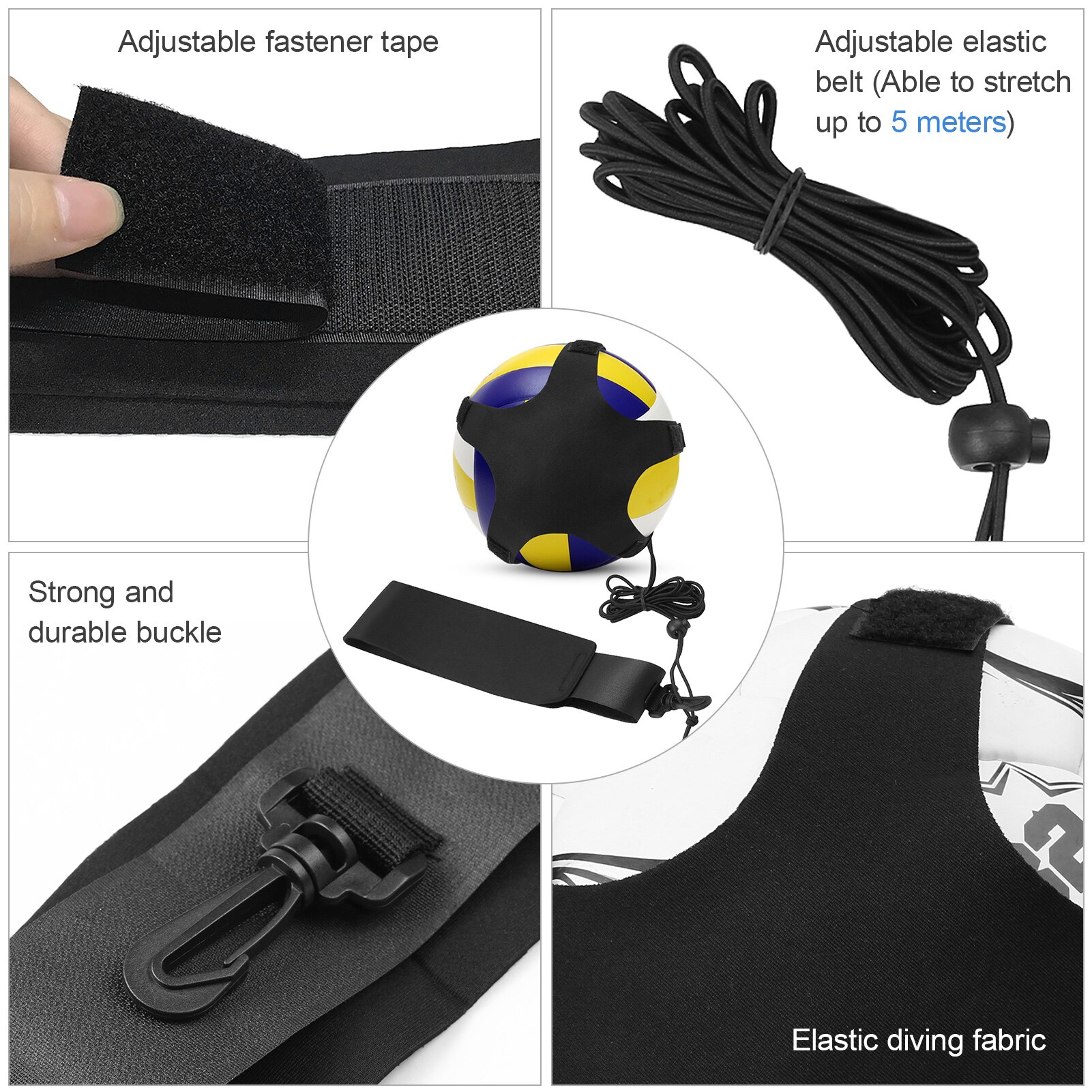 Elastische Voetbal Training Riem Verstelbare Praktische Indoor Outdoor Arm Swing Sport Aid Praktijk Gooit Volleybal Trainer