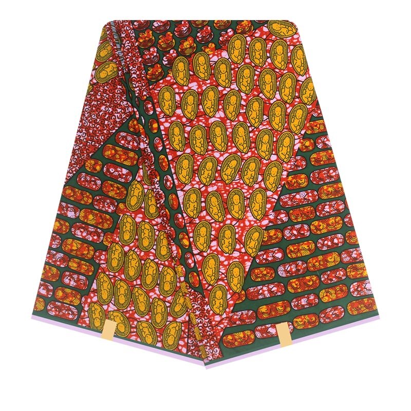 Colorful Real African Wax veritable African Fabric Wax Prints 100% Cotton for Dress 6yards Y200514-3: As picture 11