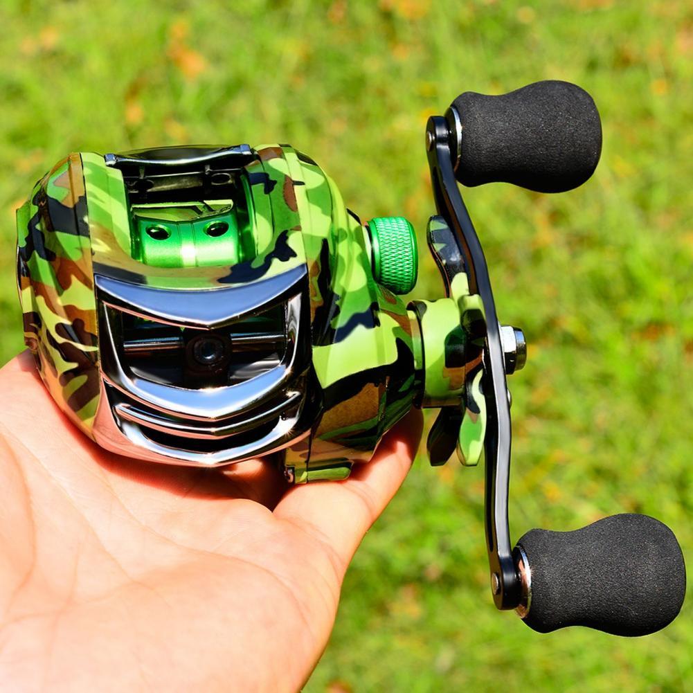 Metal Spool Baitcasting Reel 7.2:1 Hoge Snelheid Versnelling Ratio18 + 1 Bbs Vissen Wiel Visserij-reel Sturen Lijn