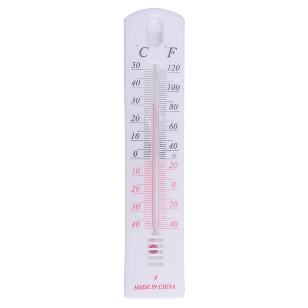 Wall Thermometer -50~500C ruler Shaped Clock Temperature logger meter indoor outdoor Garden Greenhouse thermometer