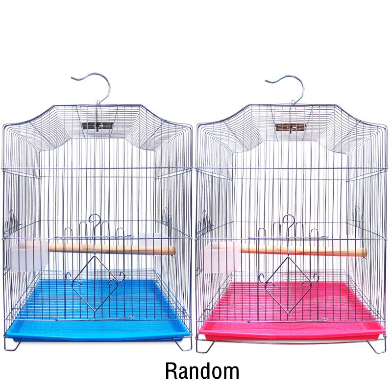Multifunctional Flight Cage Stainless Steel Playtop Bird Cage With Tray for Pigeon Parrot Mynah Birdcage jaulas para pájaros: Default Title