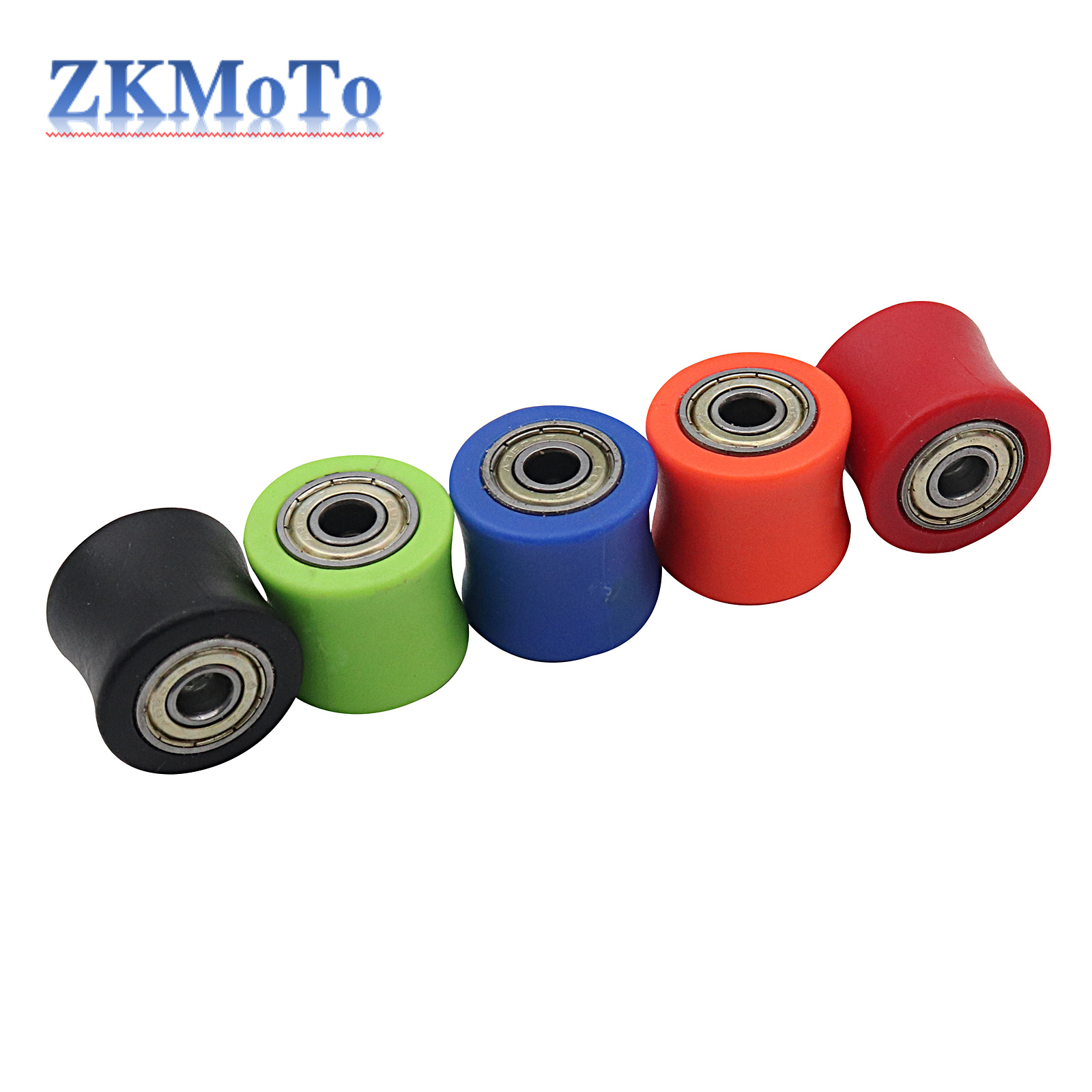 8Mm 10Mm Aandrijfketting Roller Katrol Wiel Schuifregelaar Spanner Wielgeleider Voor Pit Dirt Street Bike Motorfiets Crf Yzf Klx Rmz Exc
