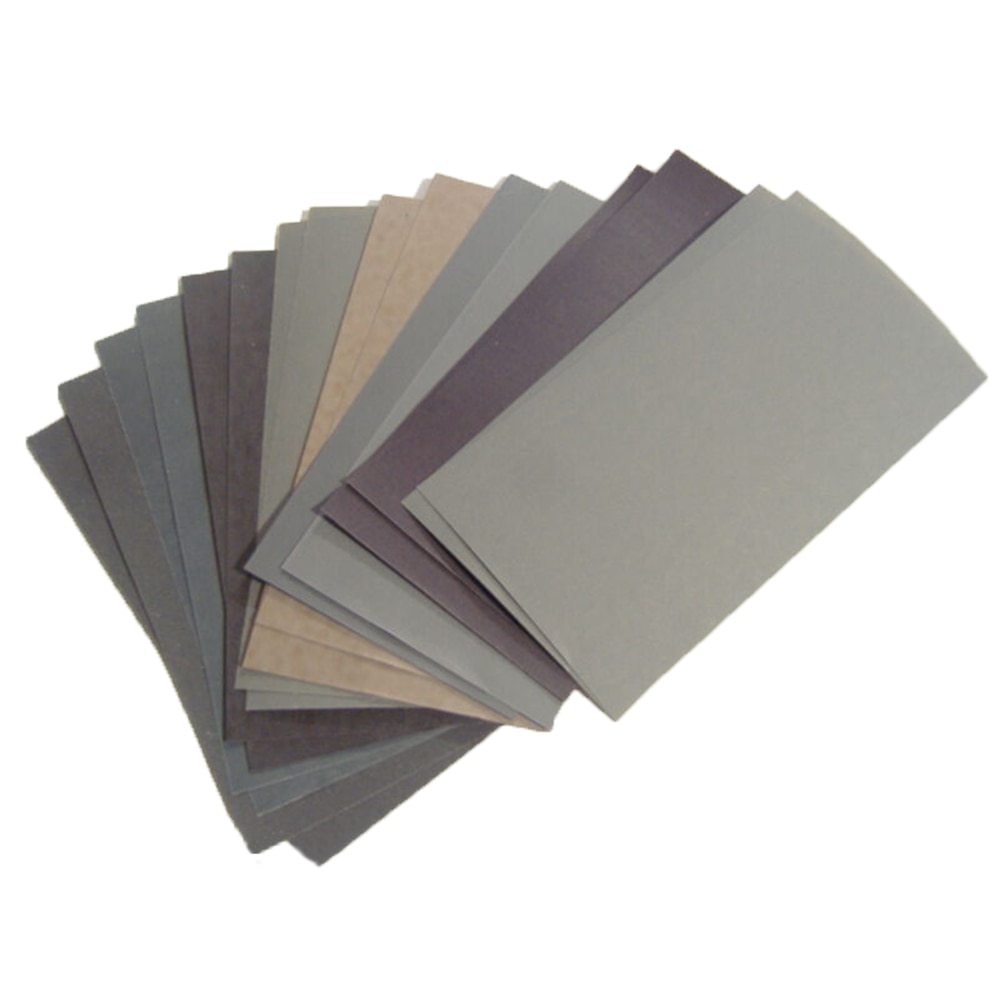 15 stk. sandpapir 800 1000 1200 1500 2000 2500 400 600 3000 lavet af siliciumcarbidsandkorn med sandpapir