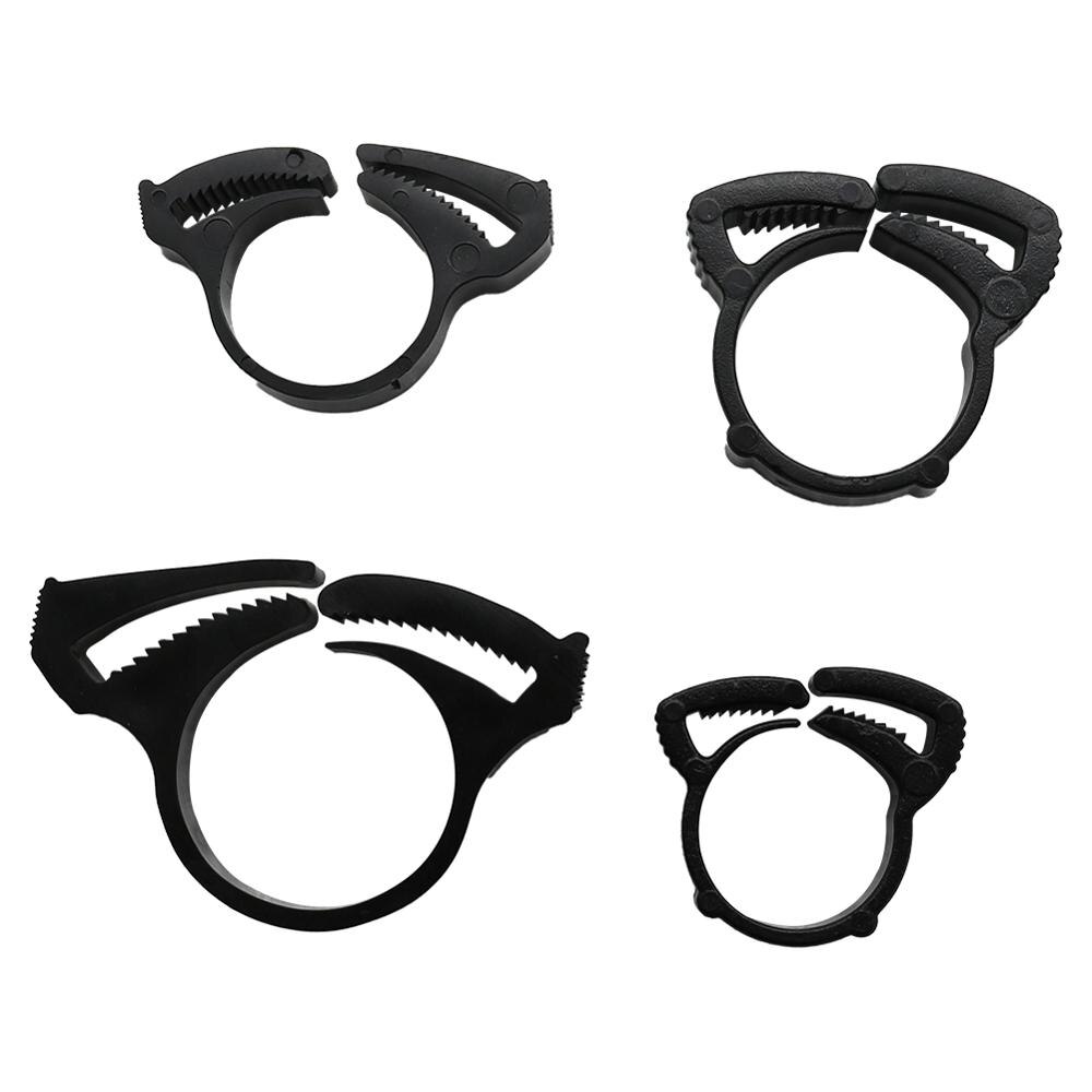 8 Pcs Adjustable Plastics Hose Connection Fastening Buckles DN16 DN17 DN20 DN25 Pipe Tightening Clamps Tube Fixed Clips