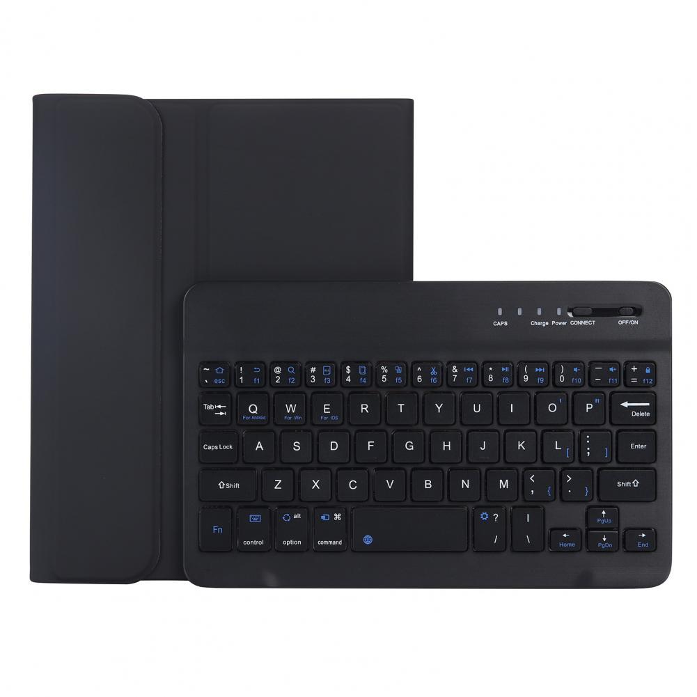 Für iPad Mini 6 Tastatur Fall Bluetooth-kompatibel Tastatur Fall Abnehmbare Touchpad Schutzhülle Tablet Zubehör: Black