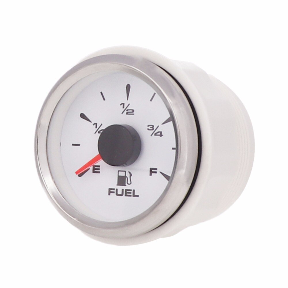 52 mm Fuel Level Gauge 7 Colors Backlight Marine Fuel Tank Level Gauge Indicator 240~33ohm Fuel Gauge fit 9~32V Boat Car