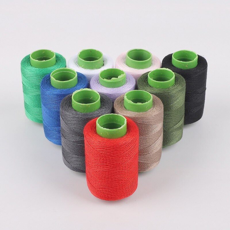 Luja ompelulanka 300 metriä 10 kpl monivärinen puuvillalanka käsinompelutarvikkeisiin: Sekoitettu