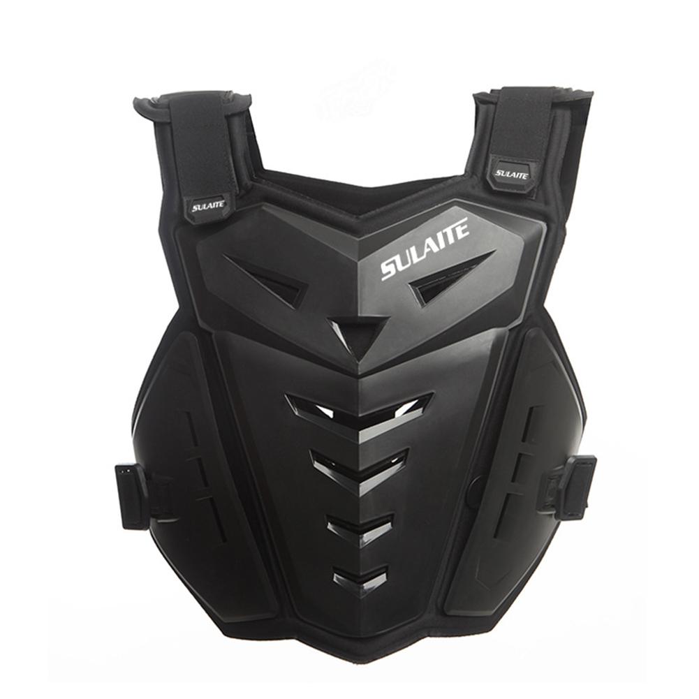 GloryStar Motorräder Motocross Brust & Back Protector Rüstung Weste Racing Schutz Körper-Schutz Rüstung: black