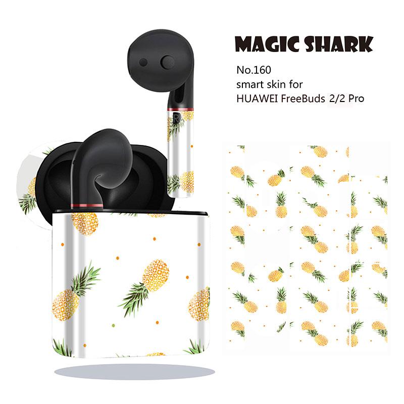 Magie Hai Beere Ananas Zitrone Melone PVC Aufkleber fallen Abdeckung wickeln Haut für Huawei Freebuds 2/2 Profi Kopfhörer: 160
