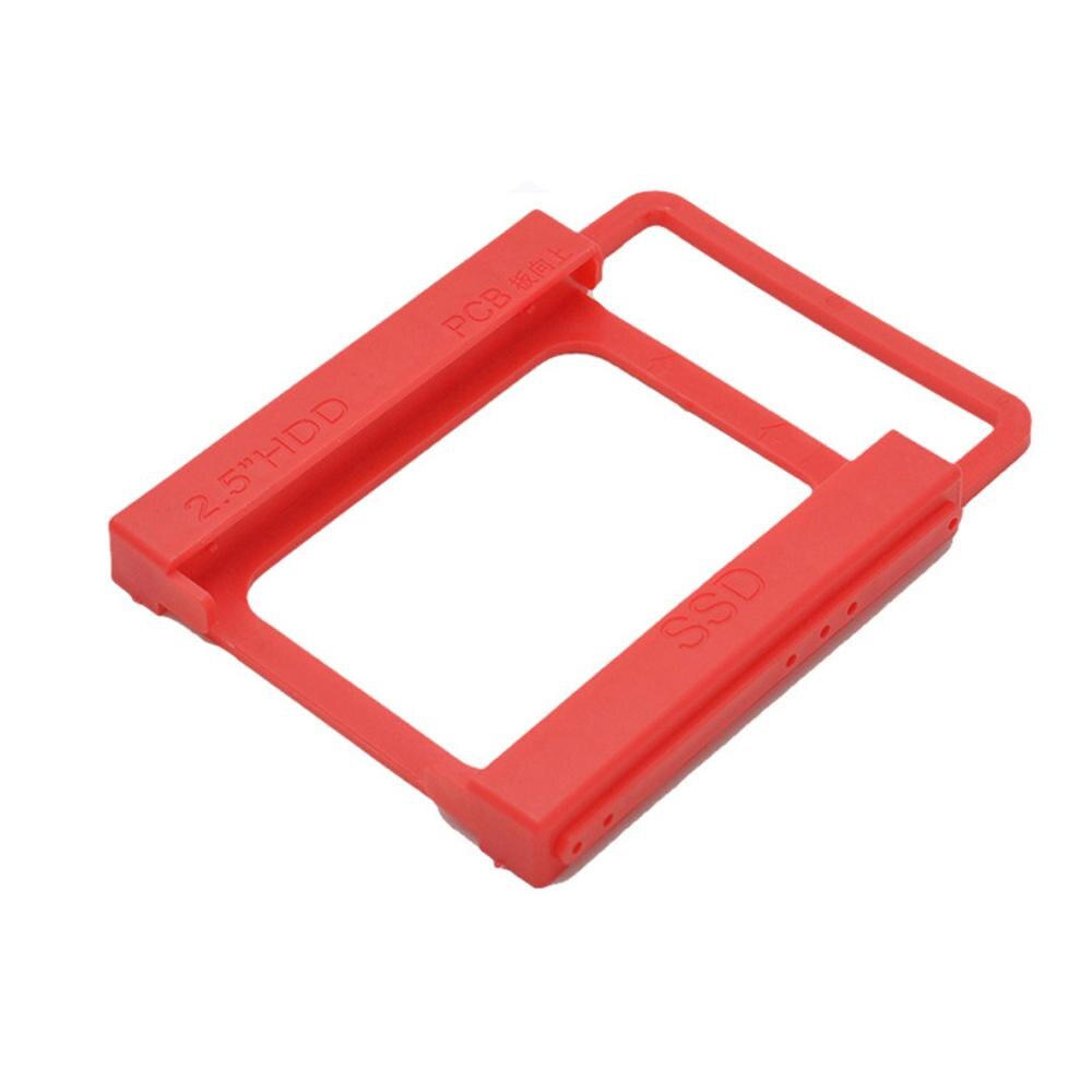 2.5 to 3.5 in ssd hdd montering plast adapterbeslag solid state-drev