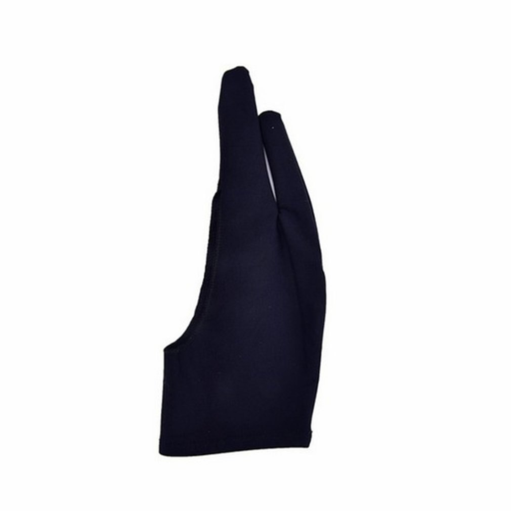 2 dita anti-incrostazione Guanto per Mano Destra E Sinistra Artista Disegno A Prova di Sudore per Qualsiasi Grafica Disegno tavoletta