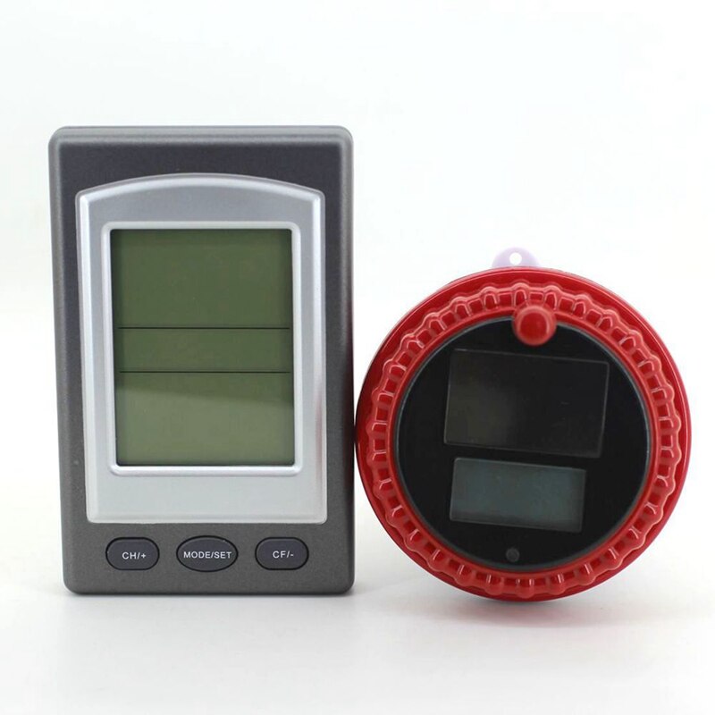 Solar Powered Floating Wireless Electronic Water Thermometer Bathroom Swimming Pool Spa LCD Temperature Monitor IP67 Waterproof: WD1228S