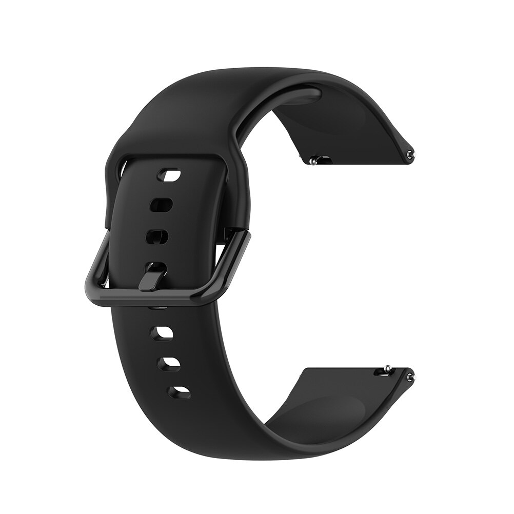 Acessórios cinta para fitbit versa 2 banda silicone macio pulso à prova dwaterproof água substituição pulseira de relógio para fitbit versa/versa 2/lite: Black