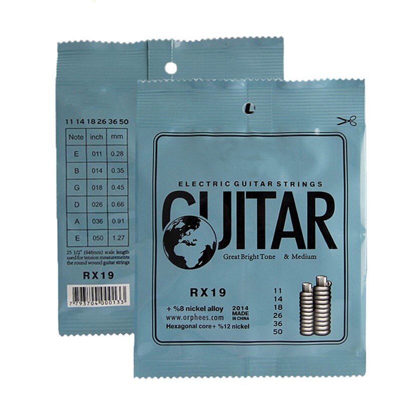 1 Set Practiced Nickel Plated Steel Guitar Strings for Classic Electric Guitar with Original Retail Package Fast: RX19