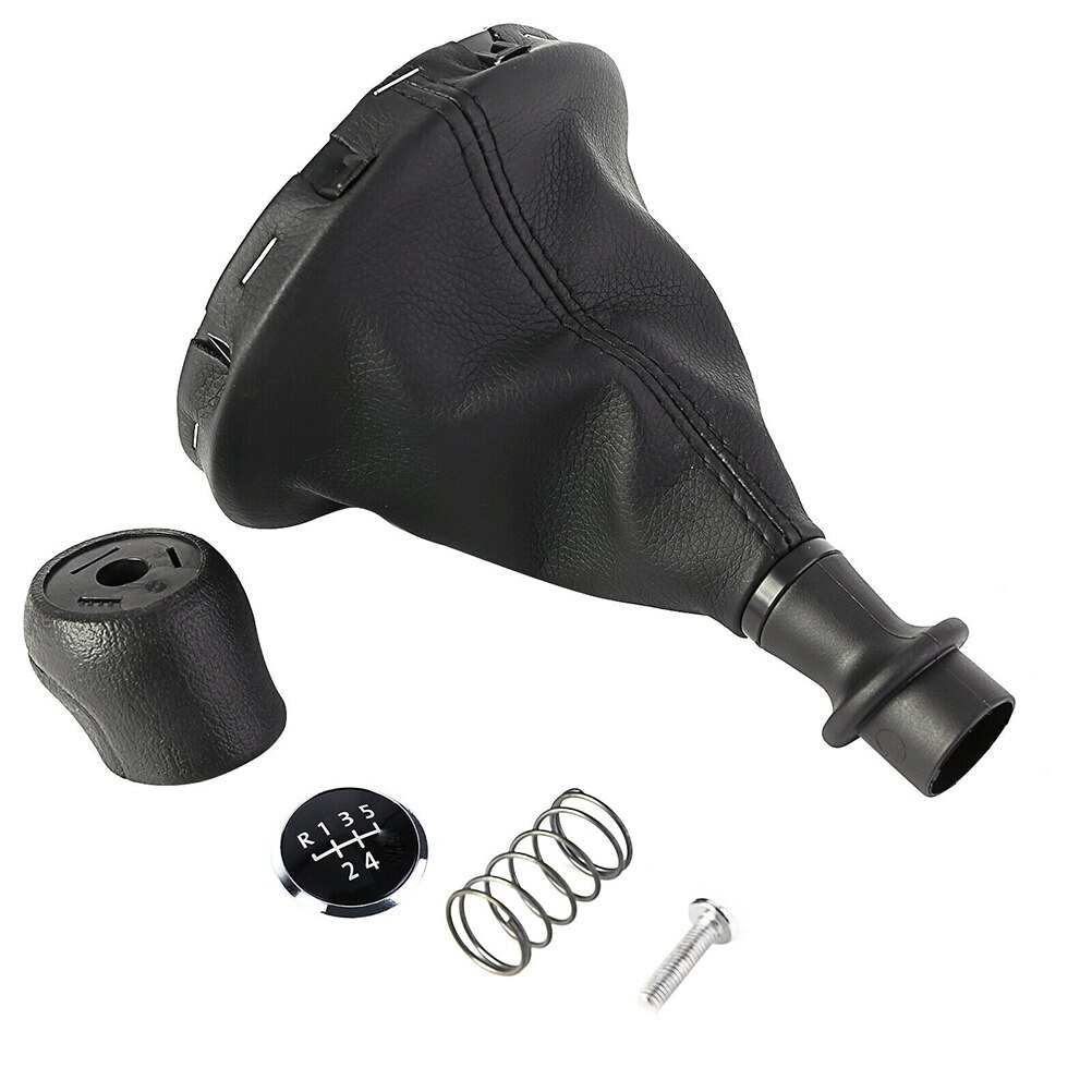 For VW Volkswagen Transporter T5 T5.1 T6 Gp 2003 5 Speed Gear Stick Shift Knob + Gaiter Boot Cover + Frame Full Kit