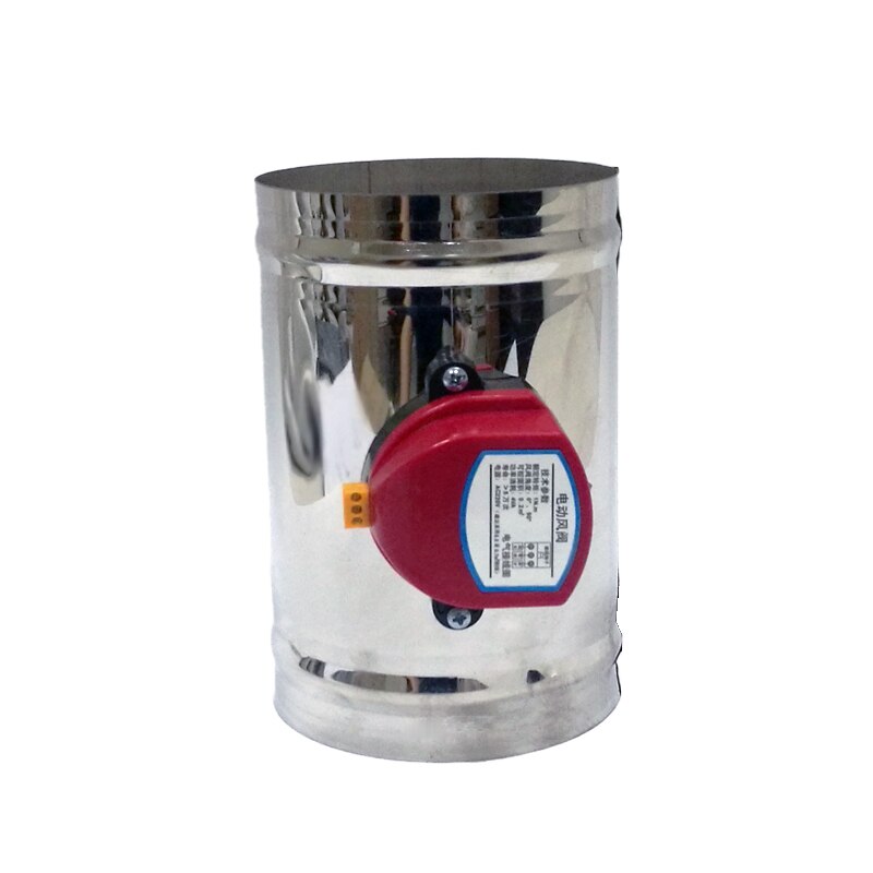 HVAC 5 inch rvs elektrische air demper klep luchtkanaal gemotoriseerde terugslagklep 125mm ventilatie pijp klep 220 v/24 V/12 V