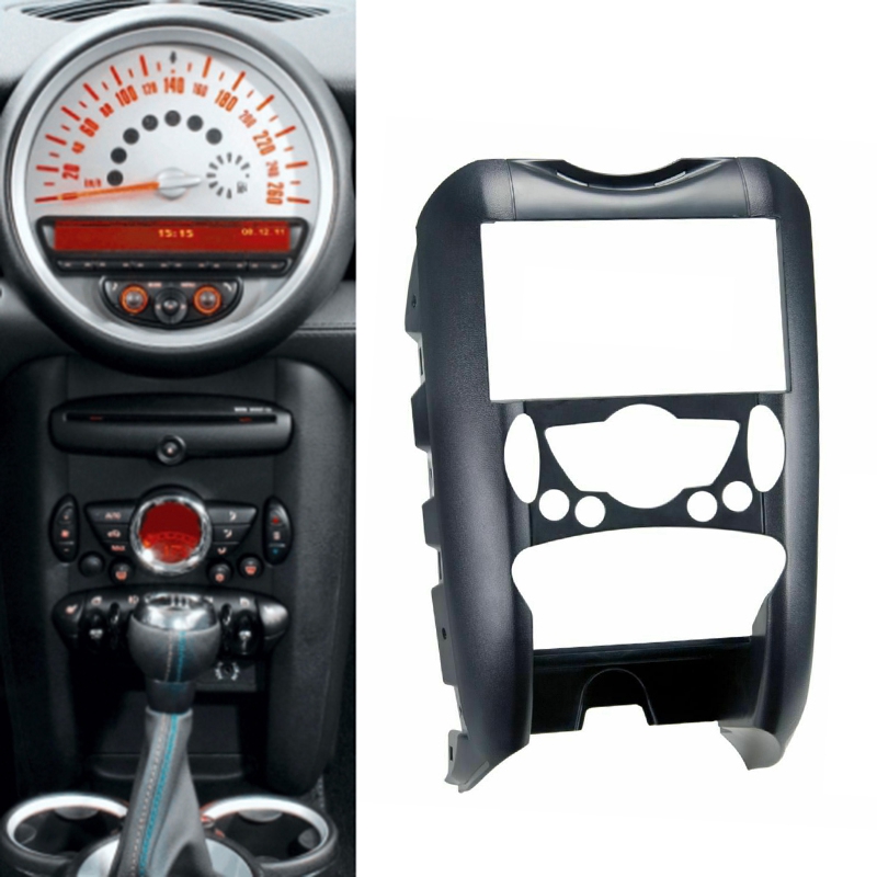Reproductor de DVD y Radio para coche, Kit de instalación de Panel embellecedor, Marco Fascia, 2 Din, para BMW Mini Cooper R55 R56 R57: Default Title