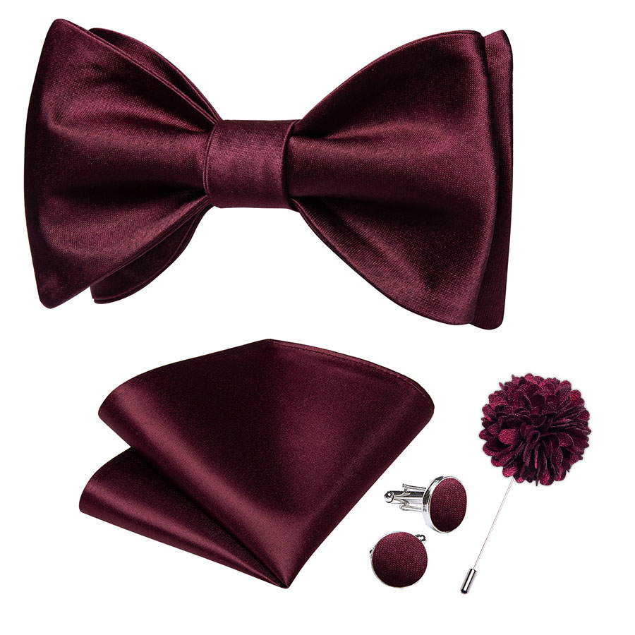 Pajarita con broche para hombre, mariposa negra sólida para novio, boda, graduación, trajes de esmoquin, accesorios, para marido: Negro