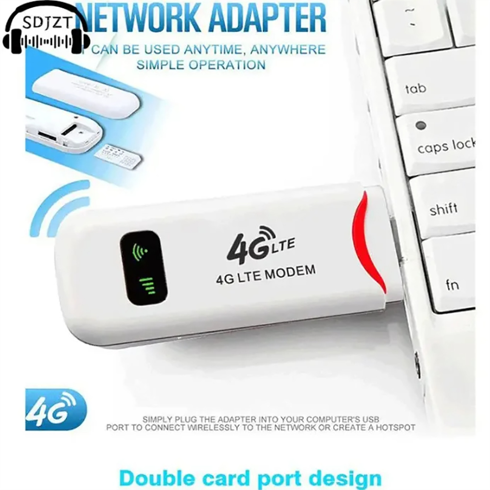 High Internet Speed 4G LTE WiFi Router Light Portble 3In1 LED Display Screeen Mini Wifi Modem Dual Card Port Signal Enhancement