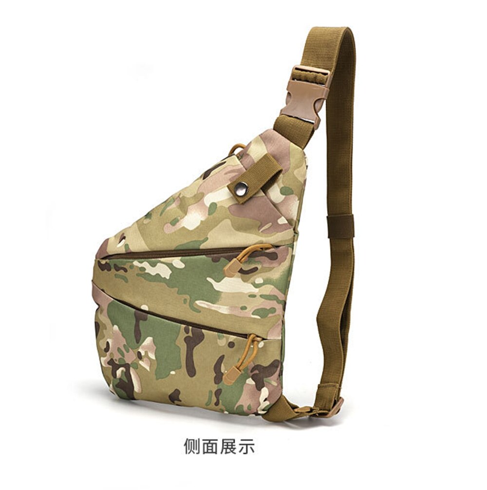 Bolso de hombro de bolsillo Personal para hombre, bolsa cruzada de pecho antirrobo, impermeable, informal, para deportes de ciclismo: CP