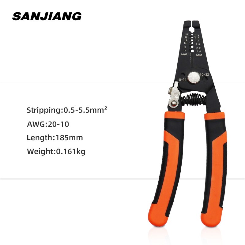 Multifuction Wire Stripper Pliers mini Hand Multi tool Repair Tool Cable Cutter Stripping Crimping Tool Crimper Multitool: SJ-104