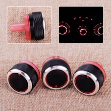 CITALL 3 pièces climatiseur chauffage interrupteur bouton boutons A/C cadrans couverture pour Peugeot 206 207 citroën C2