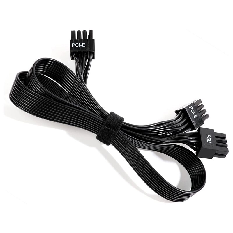 Câble d&#39;alimentation modulaire PSU VGA mâle vers double Pcie 8 (6 + 2) broches PCIE GPU pour EVGA G + G2 G3 G5 GA GM B3 B5 T2