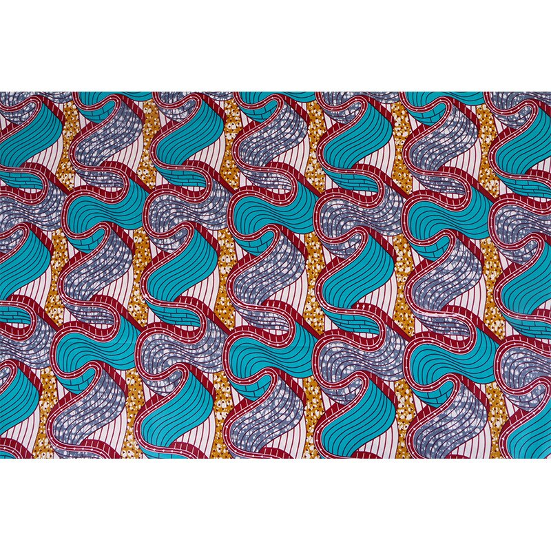 Afrikaanse Print Stof Veritable Ankara Real Garantie Real Wax 6Yards