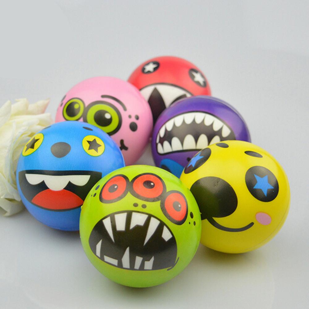 Strange Face Balls Hand Wrist Finger Exercise Stress Relief Therapy Squeeze Ball