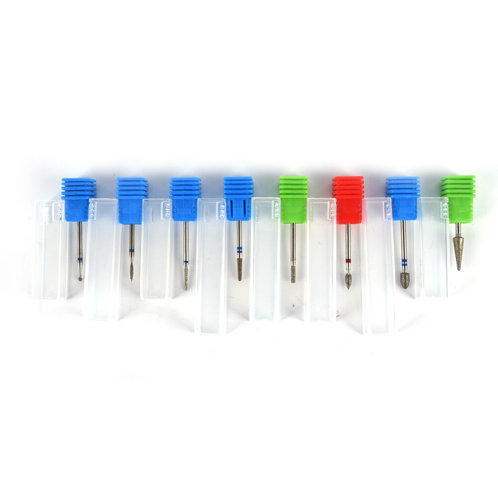 8- type diamant nagelkunstboor, frees, elektrische manicureboor, nagelaccessoires, nagelgereedschap