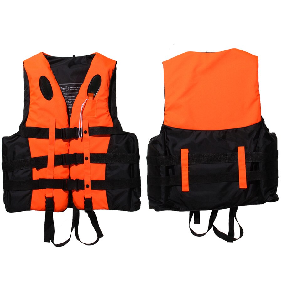 Chaleco salvavidas para jóvenes, chaleco salvavidas para nadar, navegación, pesca al aire libre, chaleco salvavidas inflable para hombre: Orange XL