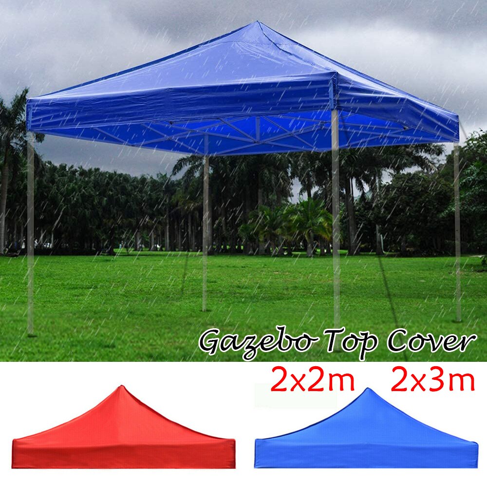 UV Waterproof Replacement 420D Oxford Cloth Canopy Awning Camping Tent Top Cover Garden BBQ Gazebo Top Replacement Cover