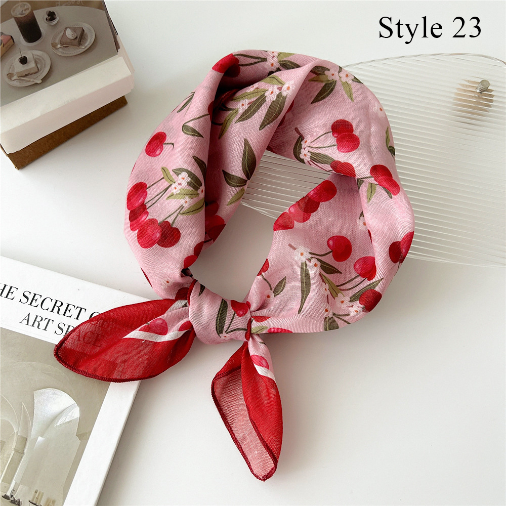 Châle Carré en Coton et Lin pour Femme, Écharpe Douce, Hijabs, Bandanas, Protection Solaire, Foulard de Tête, 55cm: YELLOW