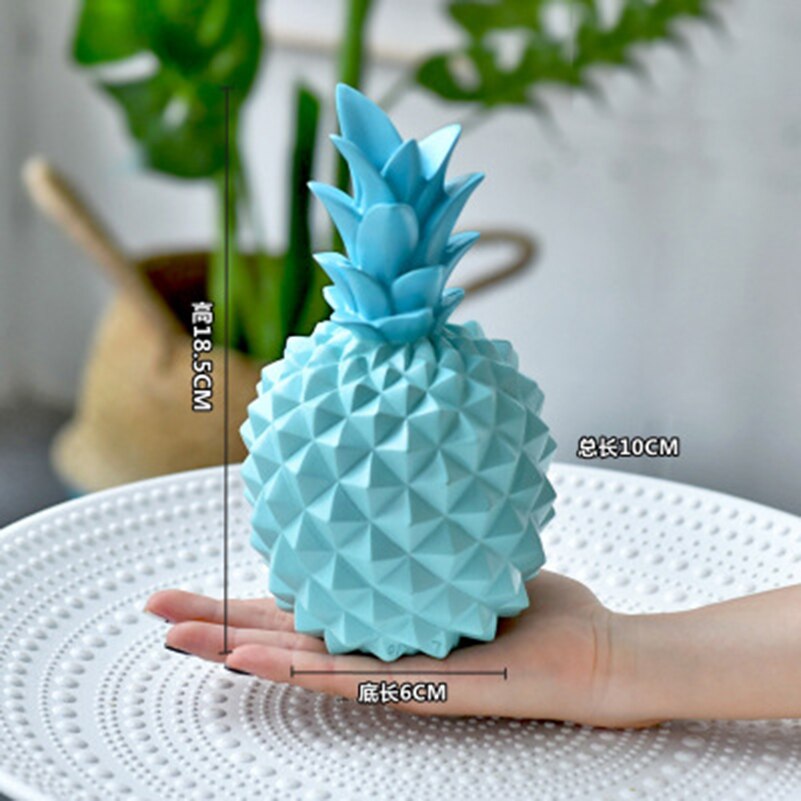 Nordic Home Decoration Resin Sculpture Room Decoration Pineapple Fruit Statue Restaurant Table Decoration Modern Crafts