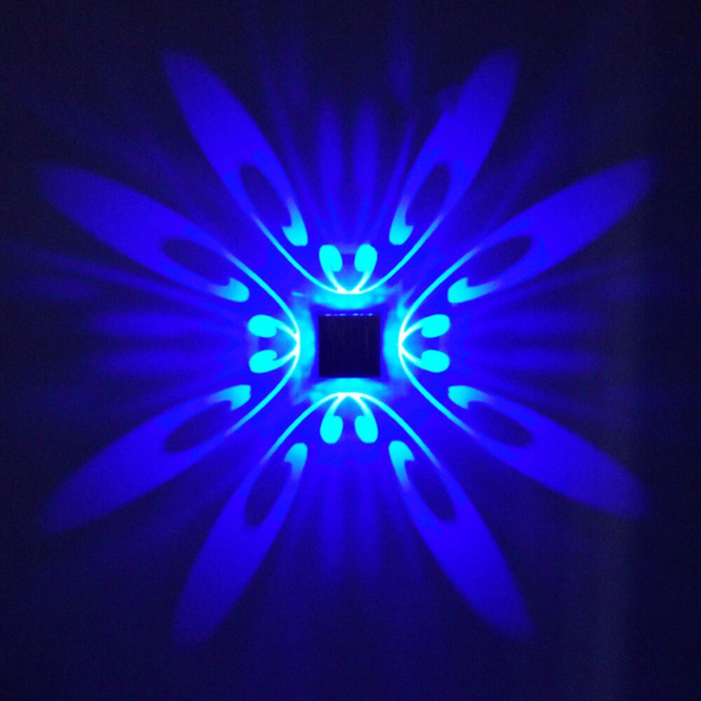 LED Wand Lampe Wand Indoor LED Projektion Bunte Beleuchtung Wand Leuchte Hintergrund Wand Licht für Home Hotel KTV Bar: Blue