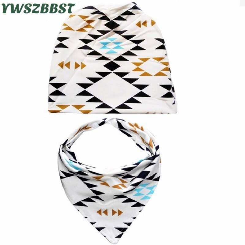 Zomer Herfst Slabbers Katoen Driehoek Hoofd Sjaal Baby Hoeden Slabbetjes Set Jongen Hoofddoek Meisje Bandana Dribble Slabbetjes Baby