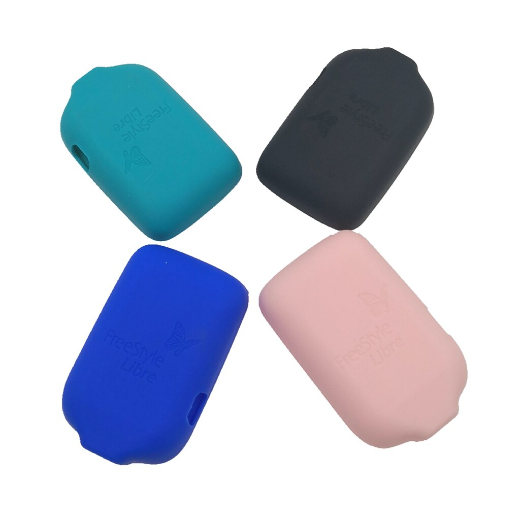 Coque en Silicone Premium pour Freestyle Libre/Freestyle Libre 2, avec film de protection d&#39;écran trempé