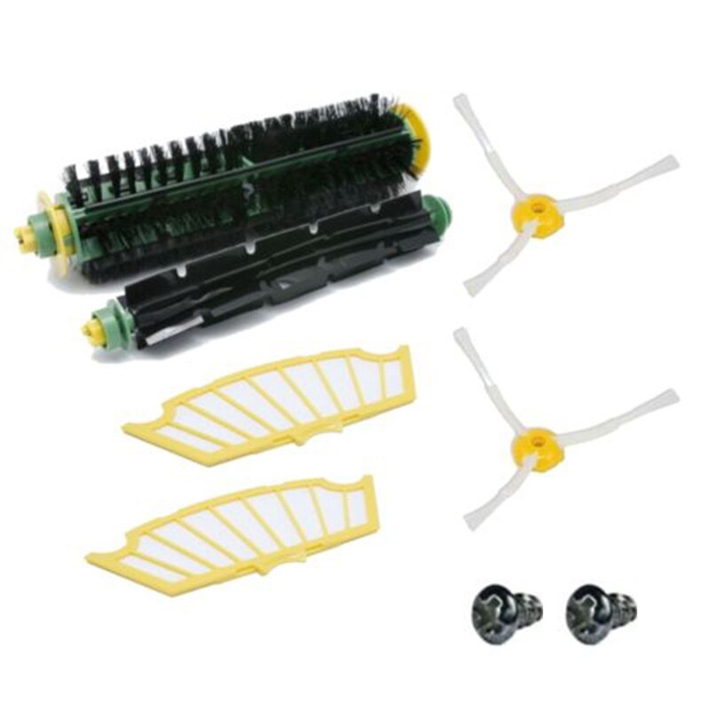 10pcs Brush Parts Kit For IRobot Roomba 500 505 510 520 521 530 531 532 533 534 535 536 537 540 545 550 551 552 555 500 Series